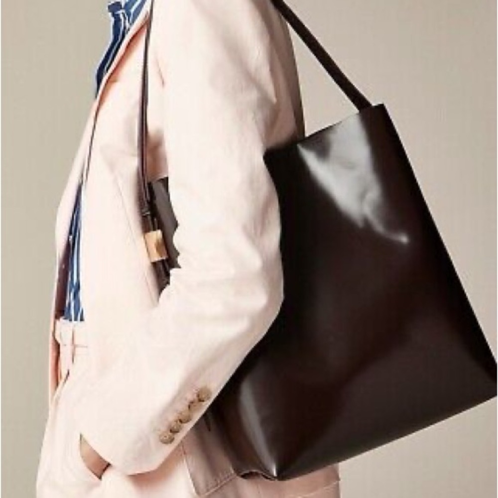 J. Crew Edie Bucket Bag in Cocoa Berry NWT